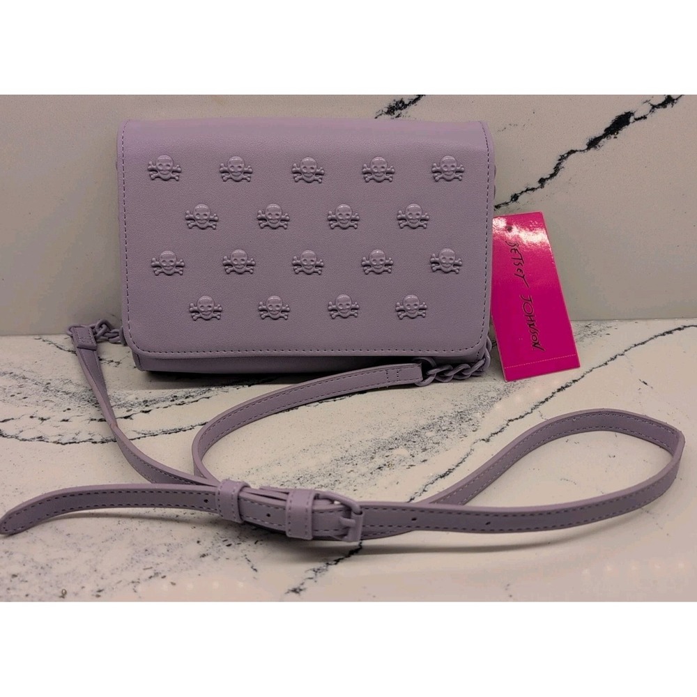 Betsey Johnson Purple Crossbody Bag - Picture 2 of 7